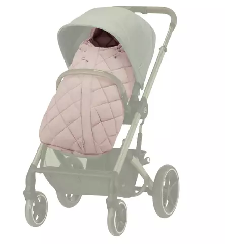 Cybex_Snogga_lämpöpussi_rattaaseen_Powder_pink_wauva - Lämpöpussit ja jalkapeitteet - 522002845 - 2